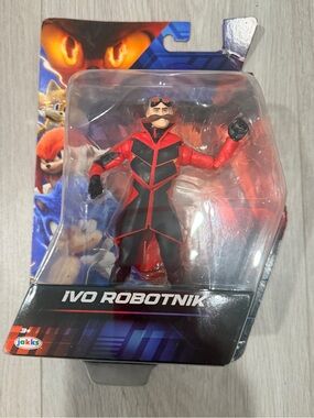 Ivo Robotnik Action Figure - Red & Black -